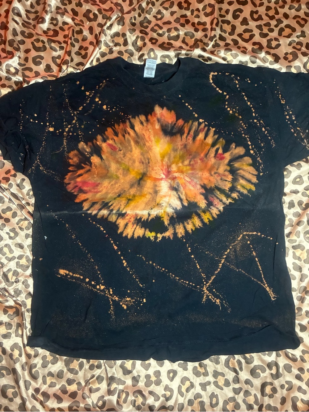 ⭒ homemade eye tiedye t shirt